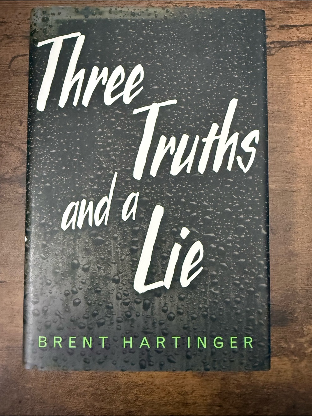 💚4/$20 Three Truths and a Lie by Brent Hartinger - Hardcover Novel